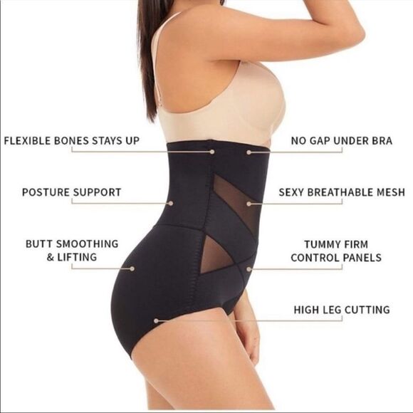 Body Shaper Slimming Spanks - Black - Picture 2 of 10